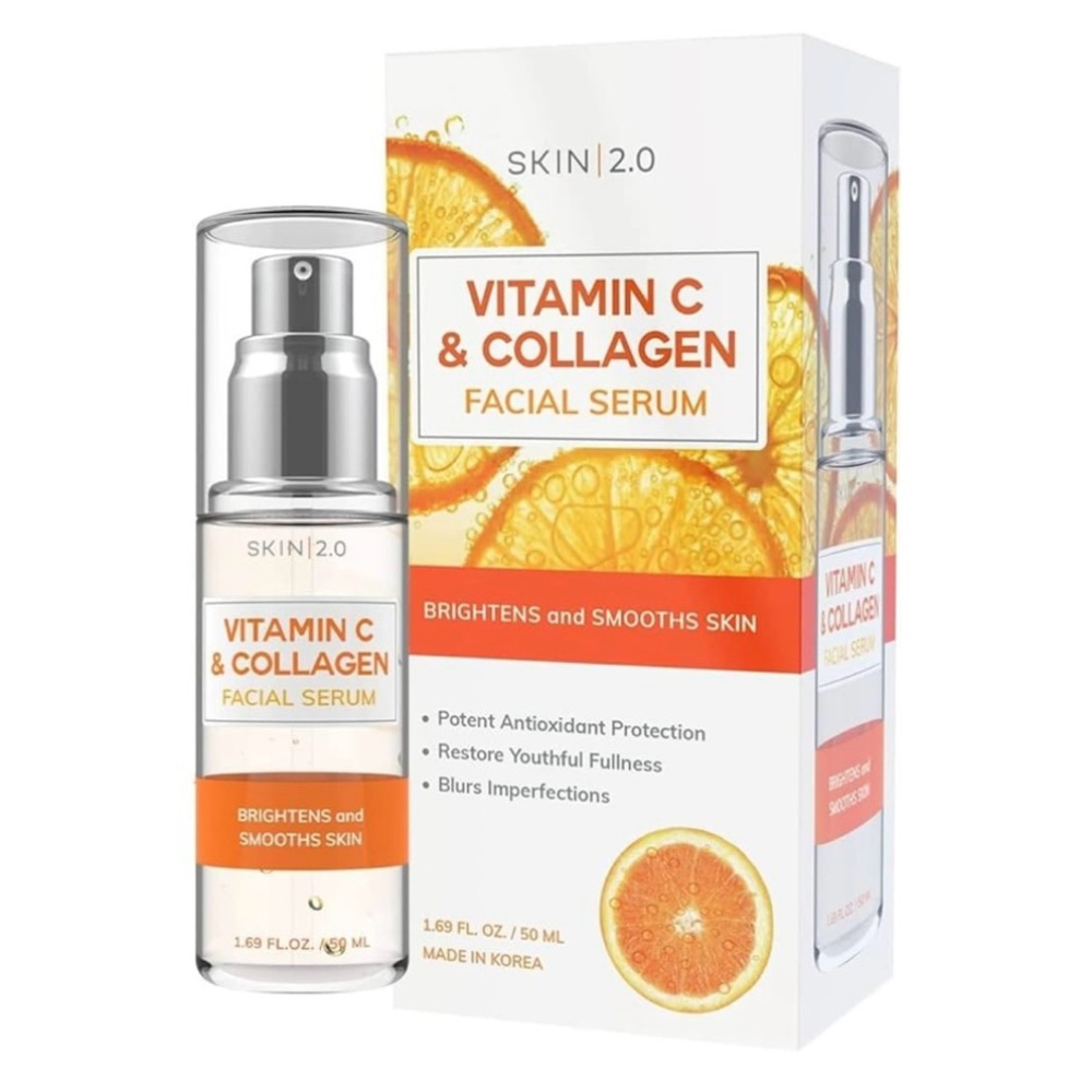 NEW, SEALED Skin 2.0 Vitamin C & Collagen Facial Serum